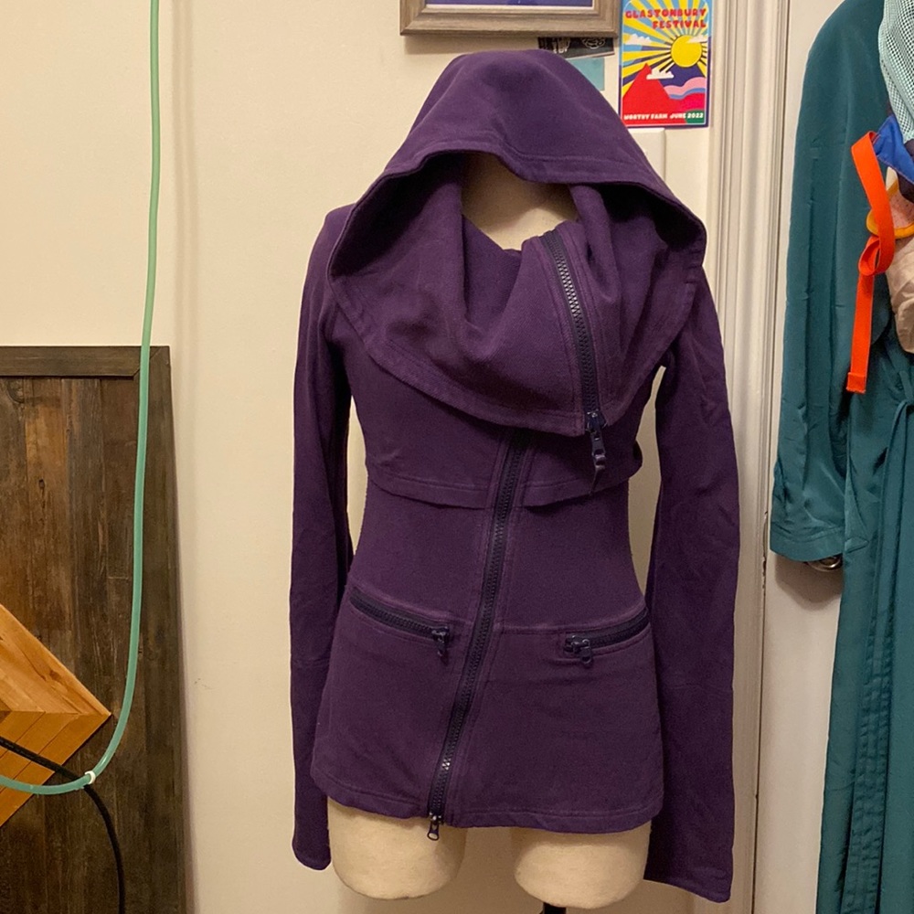 Extra-small purple old school lululemon sweater. Long.